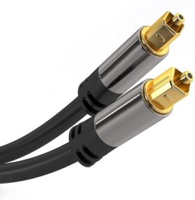 PremiumCord Gold design Kábel Toslink MM 5m / OD:6mm (8592220019785)