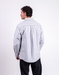 Carhartt WIP L/S Deven Shirt Deven Stripe, Black/White M