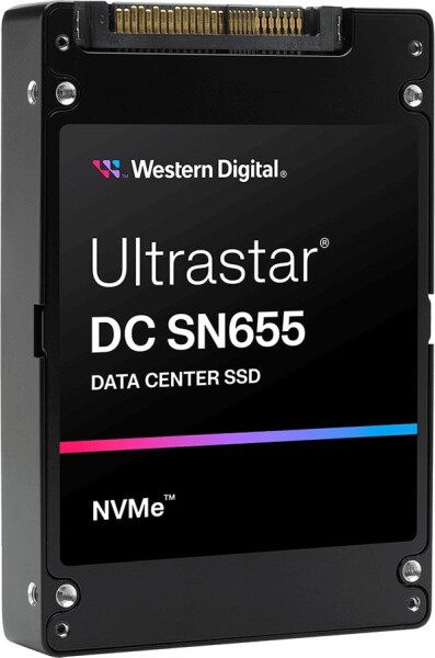 SanDisk Ultrastar DC SN655 NVMe SSD 15.36TB PCIe Gen4 U.3 SE - WUS5EA1A1ESP7E1