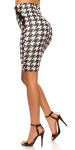 Sexy KouCla pencil skirt in houndstooth pattern blackwhite S