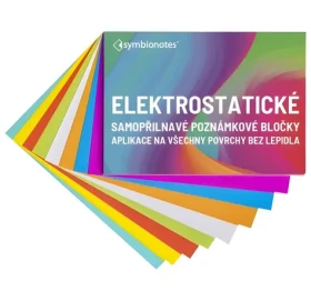 Symbio Symbionotes MIX 7 farieb / Elektrostatické poznámkové bločky / 70x100 mm / 100 ks (SYNT70100MIX7100)