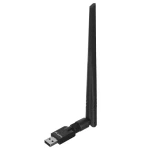 Lanberg Wi-Fi adaptér N300 čierna / Wi-Fi adaptér / USB 2.0 / 300 Mbit/s / interná a externá anténa (NC-0300-WIE)