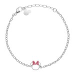 Disney Oceľový náramok s ozdobou Minnie Mouse B600654L-55.CS