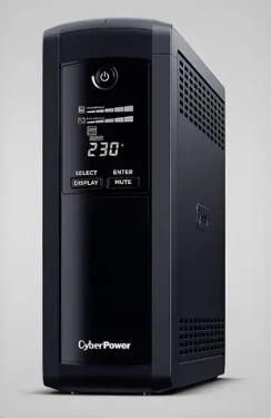 CyberPower Value Pro séria GreenPower UPS čierna / 1200 VA / 720 W / Schuko zásuvky / LCD / USB (VP1200ELCD-DE)
