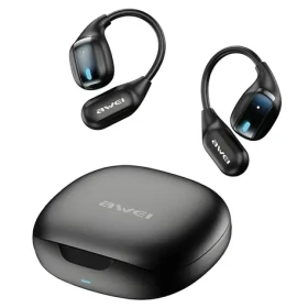 Awei TZ12 čierna / Bezdrôtové slúchadlá / ANC / Bluetooth 5.4 / nabíjacie púzdro (TZ12)