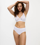SENSE OF COTTON - Bezšvové midi nohavičky z organickej bavlny Triumph WHITE 42