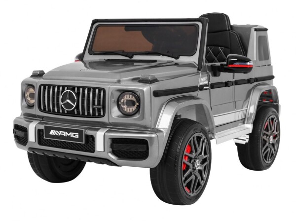 Mamido Elektrické autíčko Mercedes G63 AMG MAXI lakované strieborné