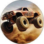 Jedlý papier Monster truck 19,5 cm - Pictu Hap - Pictu Hap
