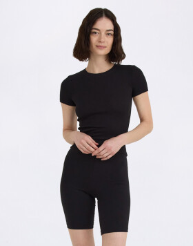 Organic Basics Core Rib Tee Black M