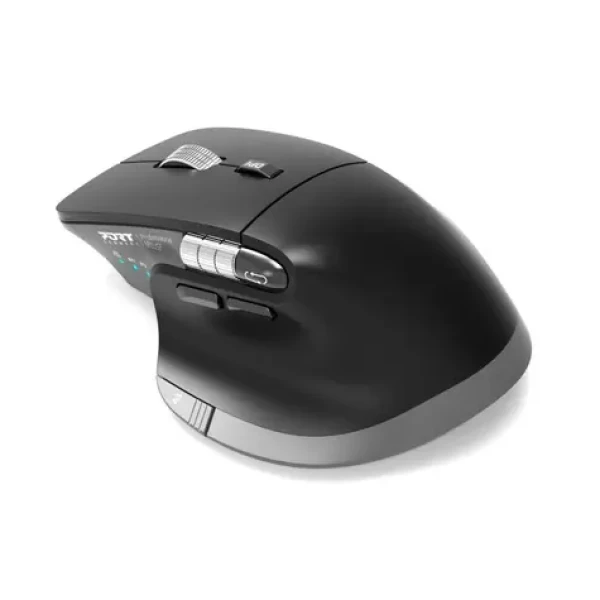 PORT CONNECT Ultimate COLLECTION čierna / Bezdrôtová nabíjacia myš / Bluetooth 2.4 GHz / FreeWheel / 4000 DPI (910203)