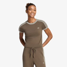 Tričko adidas Knitted T-Shirt Branch/ Silver Pebble L