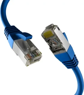 EFB Patchkabel Cat8.1 modrá 15 m / Patch kábel / RJ45-RJ45 / S/FTP / 40 Gbit/s / PoE (EC020200242)