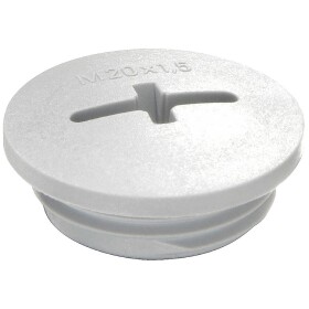 Wiska EVS 50 N/A nárazuvzdorný M50 plast svetlo sivá (RAL 7035) 50 ks; 10062496
