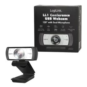Konferenčná kamera FHD širokouhlá 120 ° / Konferenčná kamera / USB 2.0 / 1920 x 1080 px / 30 fps / 2 mikrofóny (UA0377)