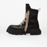 Tenisky Rick Owens Leather Boots - Jumbolace Army Bozo Tractor Black/ Black EUR 42