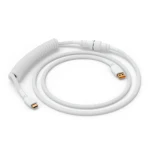 Glorious GMMK USB-C/USB-A krútený kábel 1.4m biela / pre klávesnice Glorious / 1x USB-C(M) / 1x USB-A(M) (GLO-KB-ACC-CBL-COIL-GWHT)