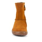 Detské zimné barefoot topánky TEX SUEDE Cognac G3160250-2 - 39