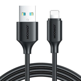 Joyroom S-UL012A9 Nabíjací kábel USB-A (M) - Lightning (M) 2.4A 1m čierna (S-UL012A9 1m LB)