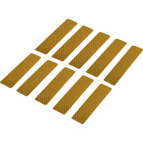 TOOLCRAFT RTS25/100-YL 1563964 adhesive strips RTS žltá (d x š) 100 mm x 25 mm 10 ks; 1563964