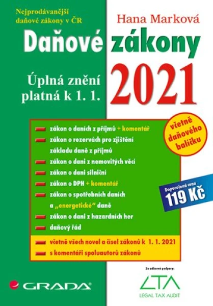 Daňové zákony 2021, Marková Hana