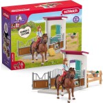 Schleich Horse Club 42710 Box pre kone Hannah a Cayenne