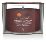 Yankee Candle Autumn Daydream / Votívna sviečka / Sklo / Sladké a korenené