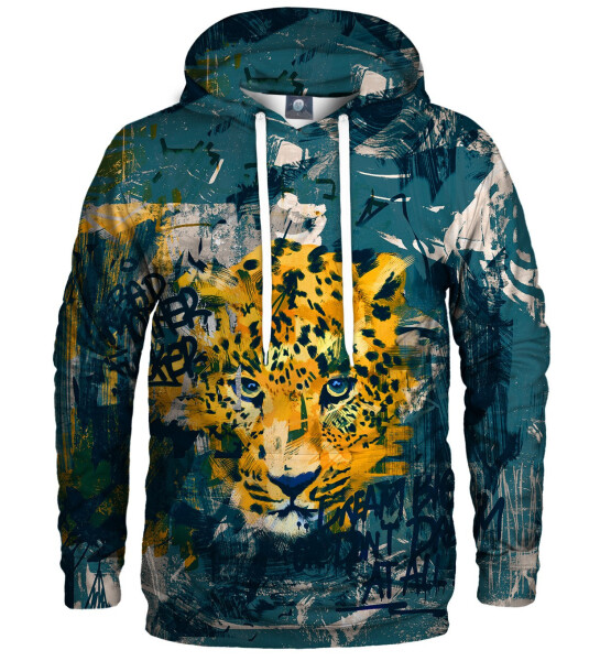 Aloha From Deer Leopard Hoodie HK AFD139 Marine