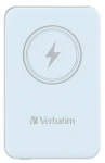 Verbatim Charge 'n' Go Magnetická bezdrôtová powerbanka 5000mAh modrá / USB-C / MagSafe / 15-20W (32242)