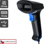 Virtuos HT-851A čierna / Snímač čiarových kódov / 1D 2D / emulácia RS-232 / USB / bez stojana (EHE0019)