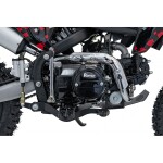 Mamido Detská benzínová motorka RamiGO IMMORTAL 110CC červená