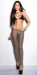 Sexi KouCla skinny nohavice so zipsami black XL