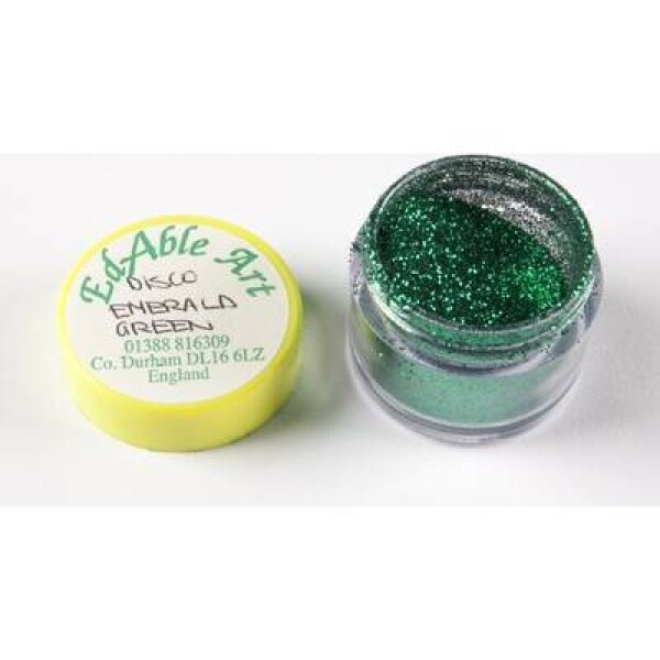 Zirkón dekoratívny disco Emerald green - Edable Art - Edable Art