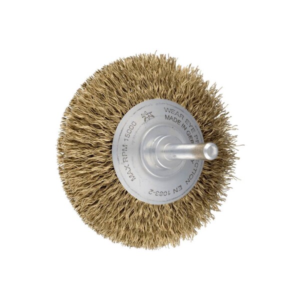 PFERD TOOLS PFERD TOOLS Kužeľová kefa, nepletená, KBU Ø70x10mm, driek Ø6 mm, mosadzný oceľový drôt Ø0,25 mm 43220062 10 ks; 43220062