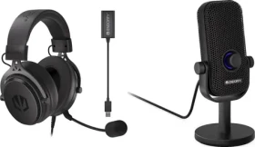 Endorfy VIRO PLUS USB + Solum Voice S / Herný set / 7.1 virtuálny zvuk / 53mm meniče / USB (M-9140687)