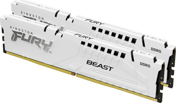 Kingston KINGSTON 64GB 6400MT/s DDR5 CL32 DIMM Kit of 2 FURY Beast White XMP