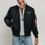 Bunda Alpha Industries MA-1 D-Tec SE Black / Grey L