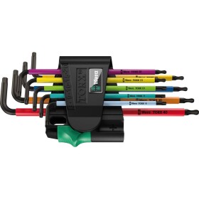 WERA 967/9 TX BO Multicolour 1 Sada zástrčných kľúčov TORX BO Multicolour / BlackLaser / 9 dielny (05024335001)