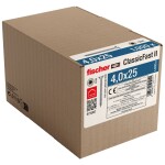 Fischer 573097 skrutky do drevotriesky 25 mm TX 1000 ks; 573097