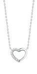 Preciosa Strieborný náhrdelník s kubickou zirkóniou True Love Royal Lagoon 5436 00