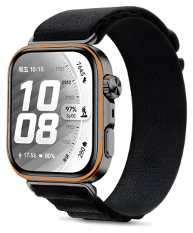 Tech-Protect Nylon Pro Strap čierna / Remienok / pre Huawei Watch Fit 3/4/4 Pro/5/5 Pro