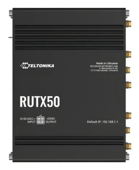 Teltonika RUTX50 / Router / 5G / LTE / Wi-Fi / 802.11ac / (2.4 GHz 5 GHz) (RUTX5000AC00)