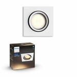 Philips Hue WA Milliskin zápustné LED svietidlo hranaté GU10 1x5W / 350lm / 2200-6500K / IP20 (SKL000364582)