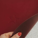 Eulenschnitt Oboustranné prostírání Star Red Ø 35 cm