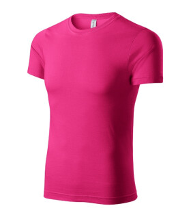 Tričko s farbou unisex fialové XL