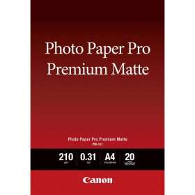 Canon Photo Paper Pro Premium Matte PM-101 8657B005 fotografický papier A4 210 g/m² 20 listov matný; 8657B005