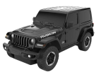 Mamido Terénne autíčko JEEP Wrangler JL Rubicon na diaľkové ovládanie RC 1:24 čierne