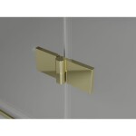 MEXEN/S - Lunar-F Duo sprchovací kút skladacie dvere 85 x 85, transparent, zlato 836-085L-085P-50-00