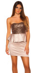 Sexy KouCla cocktail dress with sequin whiteblack 8