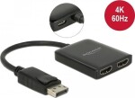 Delock DeLOCK DisplayPort 1.4> 2x HDMI MST splitters, splitters & switches