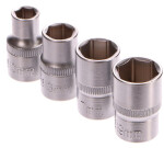 GEKO Sada hlavíc torx 4ks / 1/2" (10-13-17-19mm) (G10163)